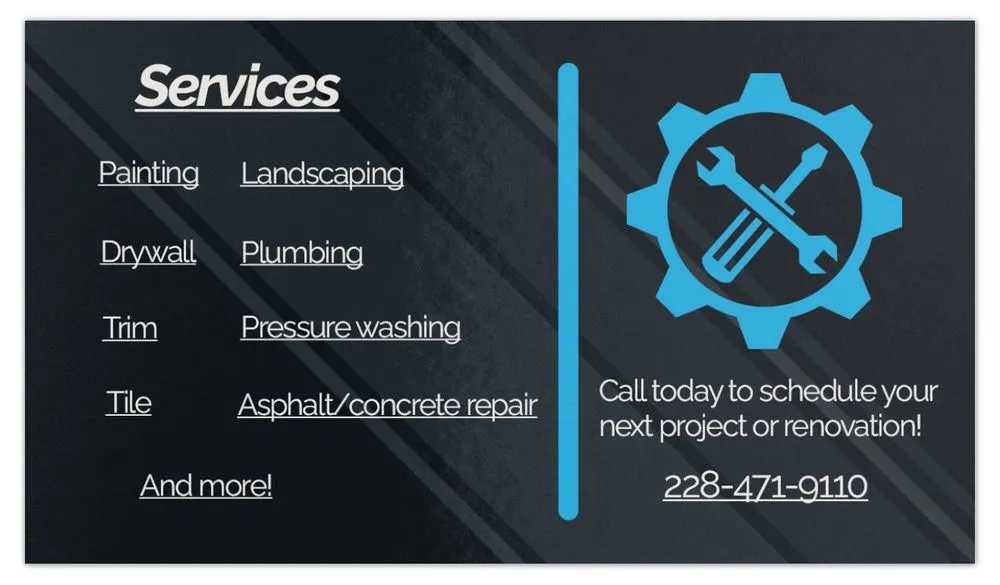 Slide of Dilo's Handyman Service