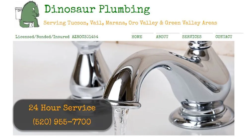 Slide of Dinosaur Plumbing