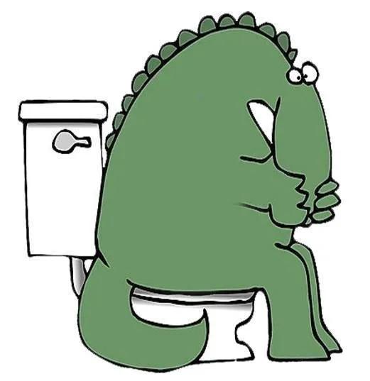 Slide of Dinosaur Plumbing