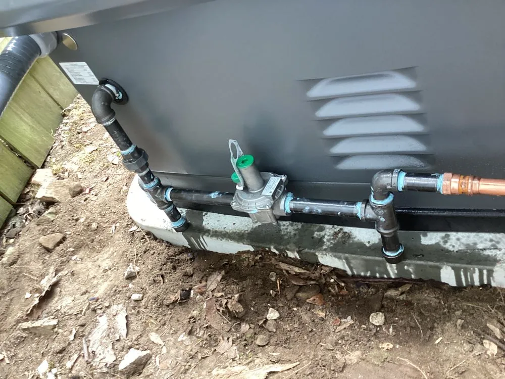 Slide of Direct Line Drain Gas & Water