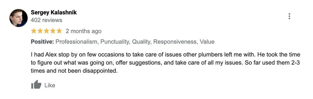 Slide of Direct Service Plumbing