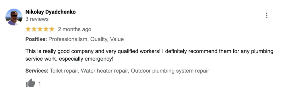 Slide of Direct Service Plumbing