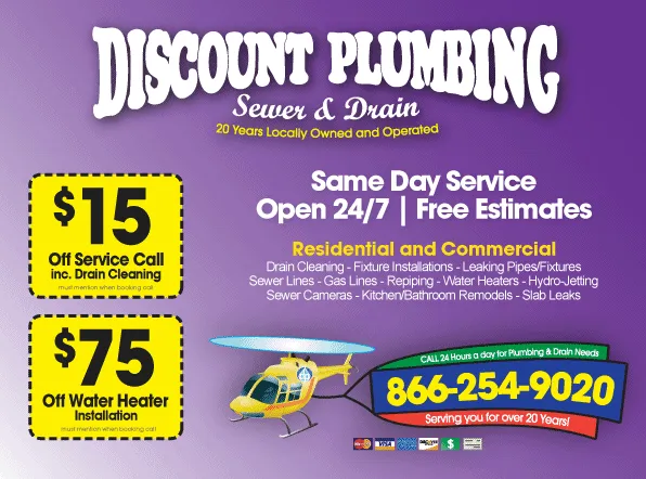 Slide of Discount Plumbing Heating & Air
