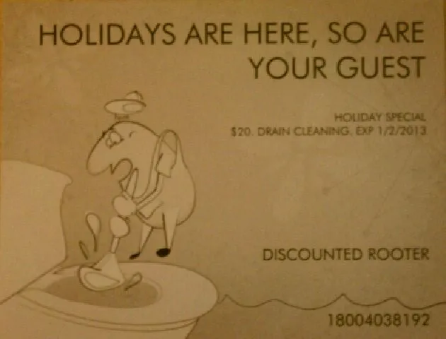 Slide of Discounted Rooter