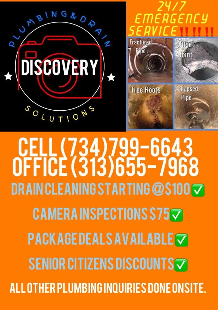 Slide of Discovery Plumbing Drain Solutions