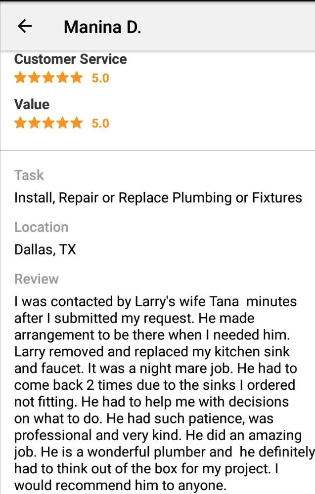 Slide of Dishwasher Installer