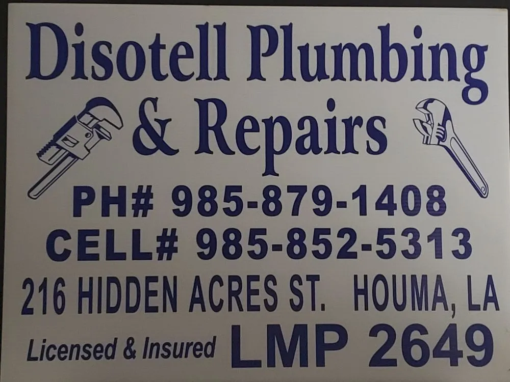 Slide of Disotell Plumbing
