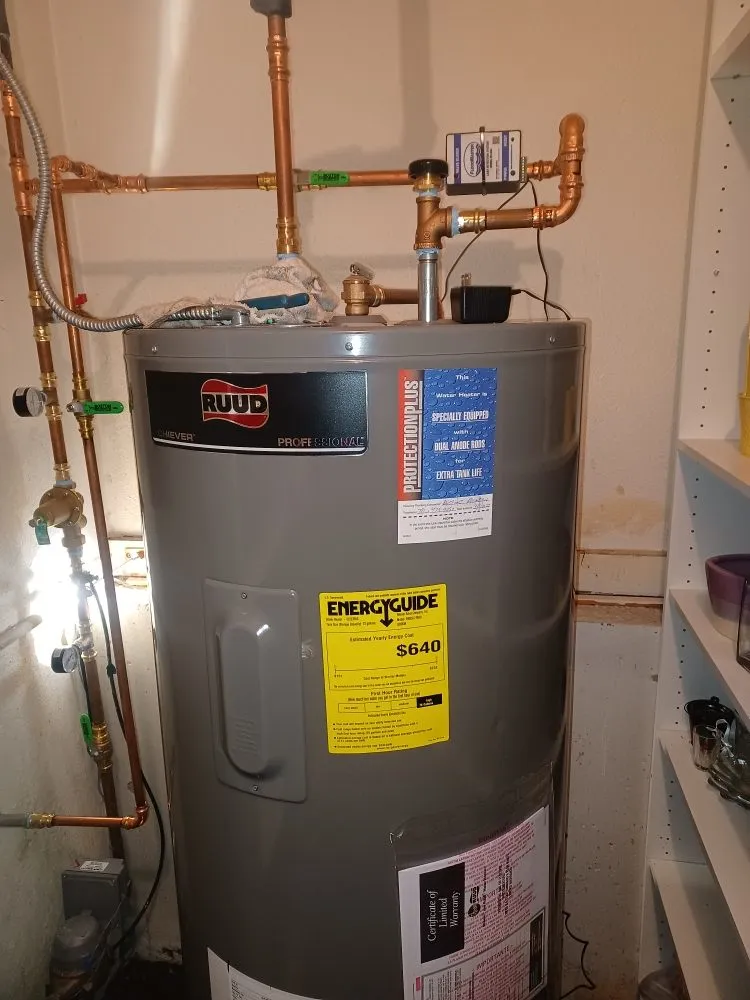 Quality water heater service for homes in Everett, MA by Distinct Plumbing Heating & Gas Fitting