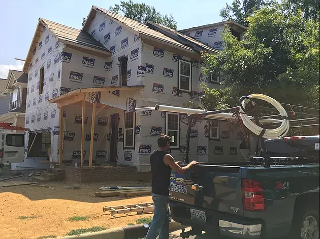 Slide of Ditch Plumbing