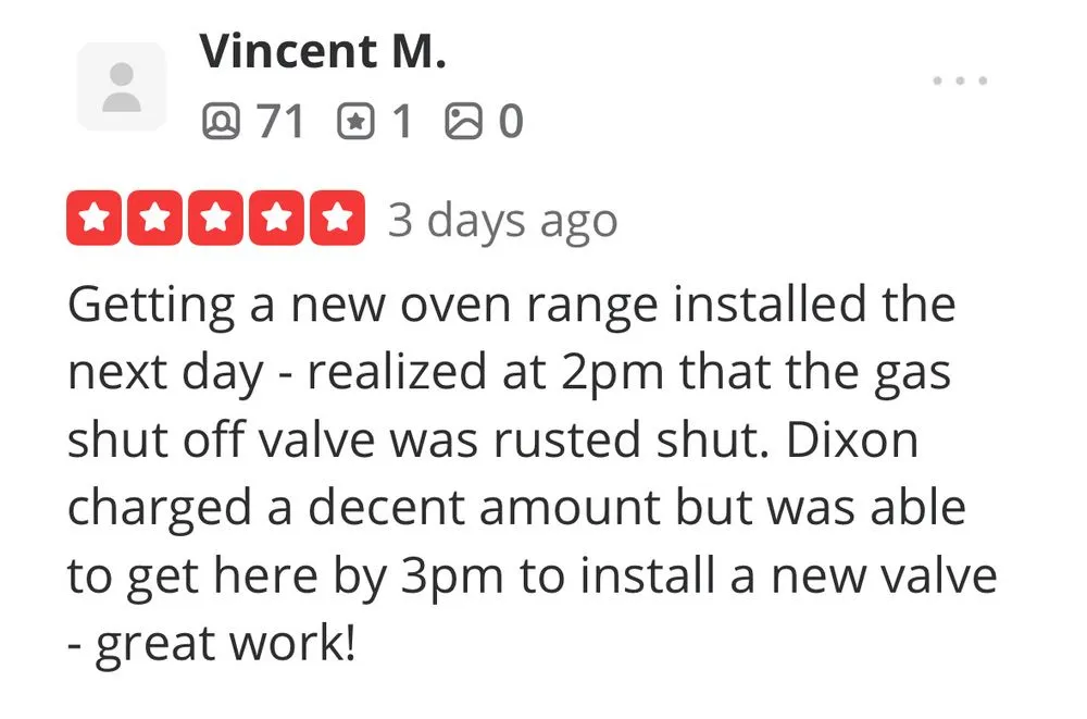 Slide of Dixon Plumbing Contractors