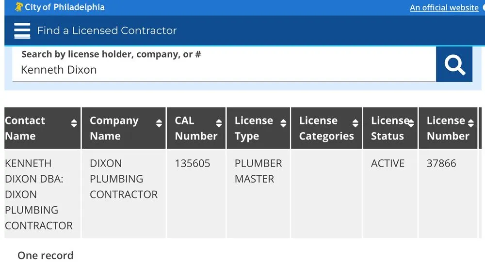 Slide of Dixon Plumbing Contractors