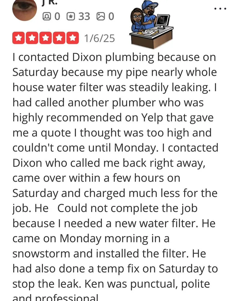 Slide of Dixon Plumbing Contractors