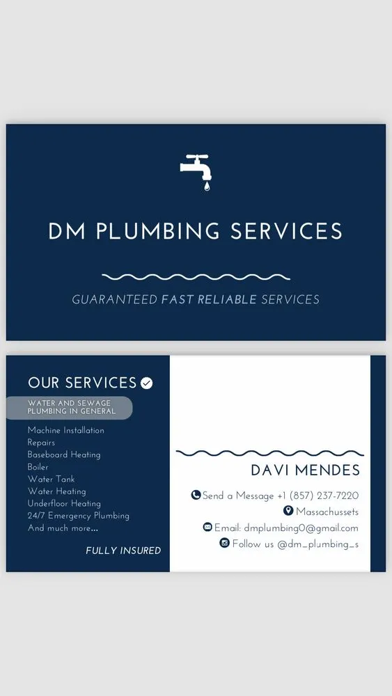 Slide of DM Plumbing Services