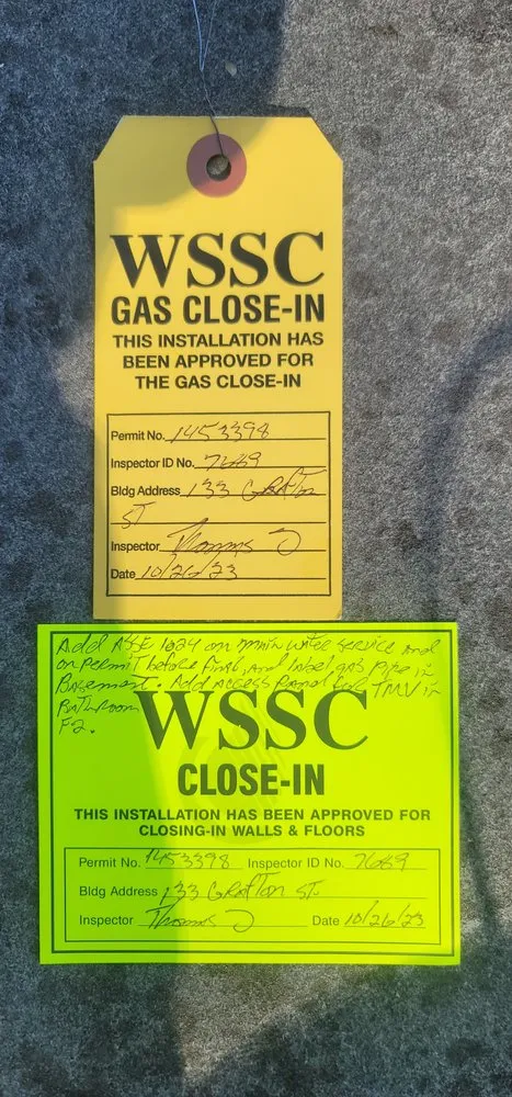 Slide of DMV Plumbing Service