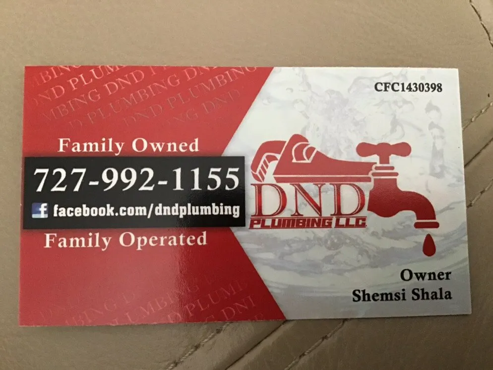 Slide of DND Plumbing