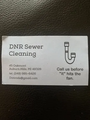 DNR sewer cleaning