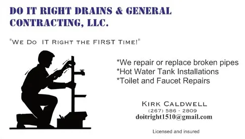 Slide of Do It Right Drains & Plumbing