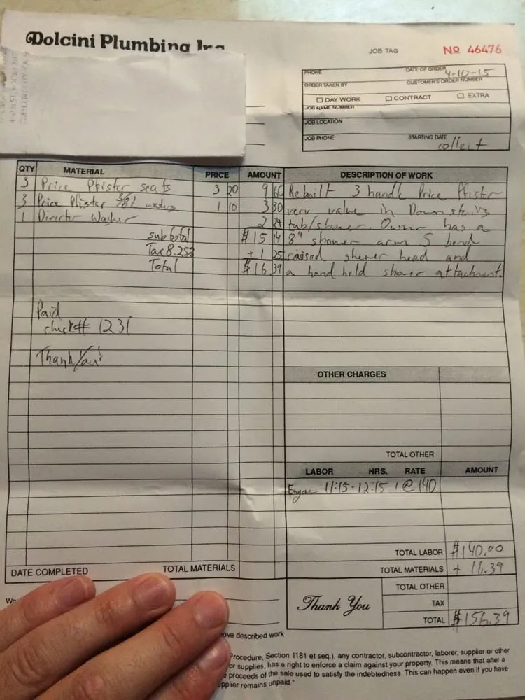 Slide of Dolcini Plumbing