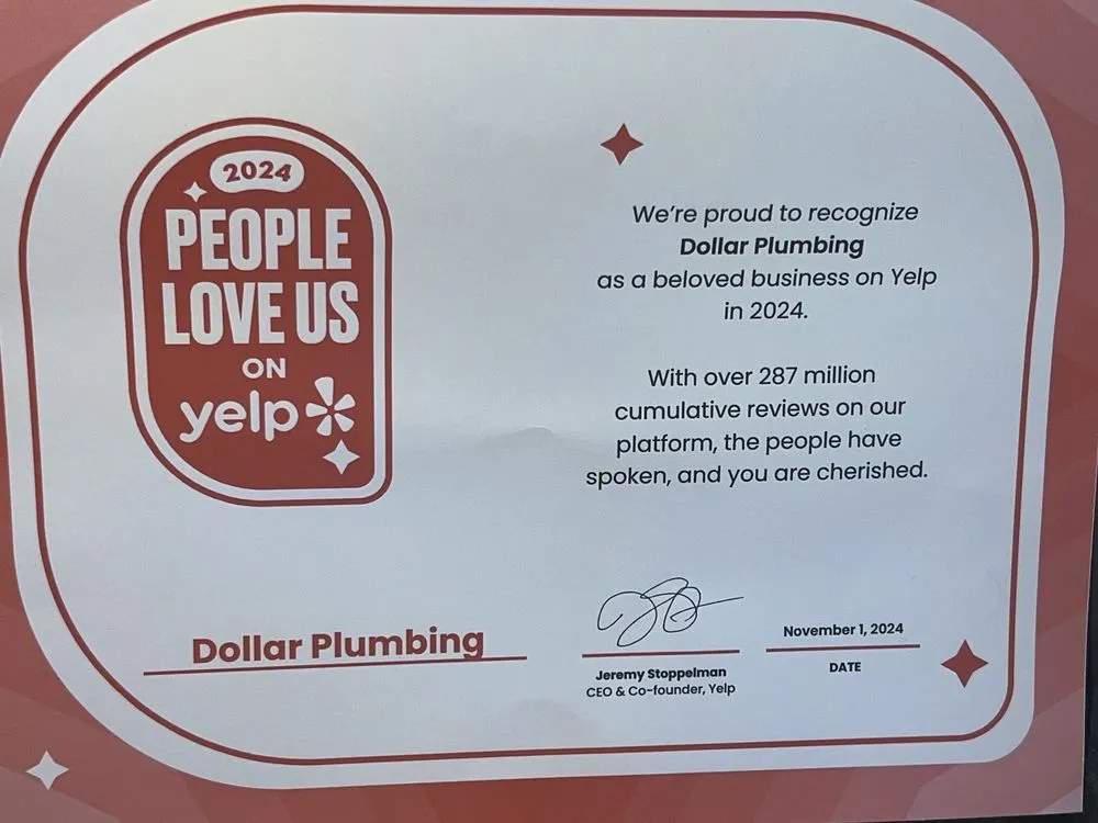 Slide of Dollar Plumbing