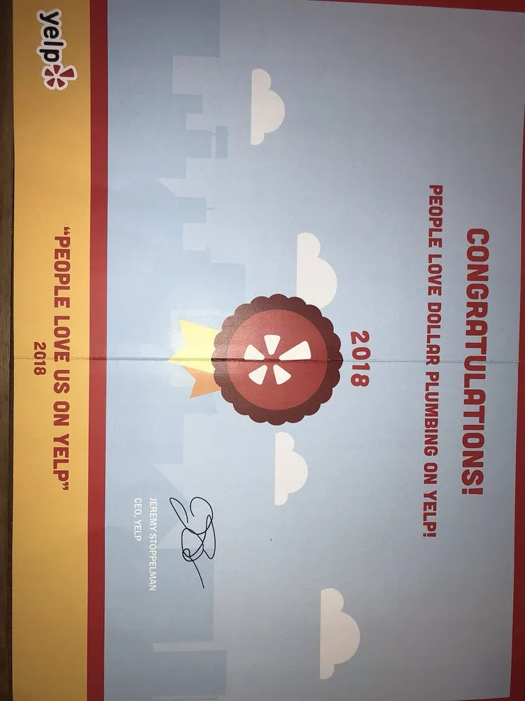 Slide of Dollar Plumbing