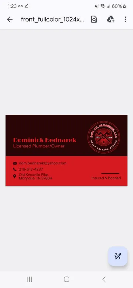 Slide of Domco Plumbing