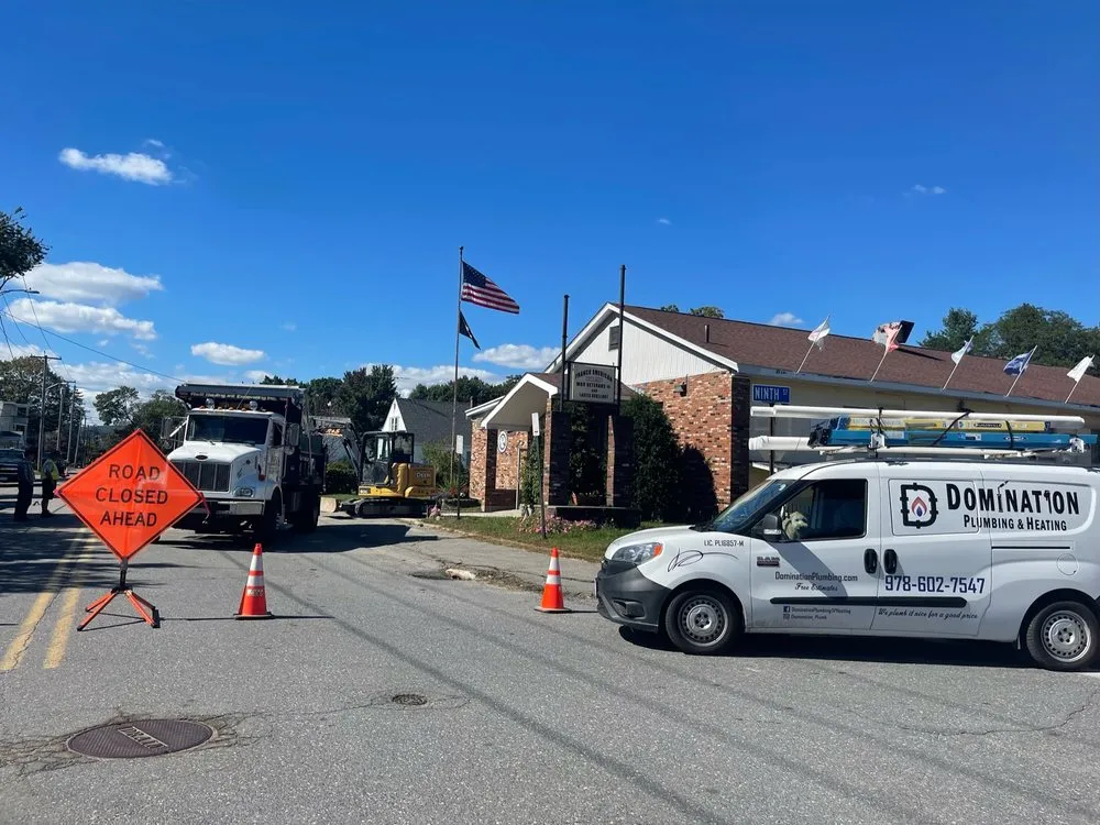 Expert water heater service for homes in Leominster, MA by Domination Plumbing and Heating