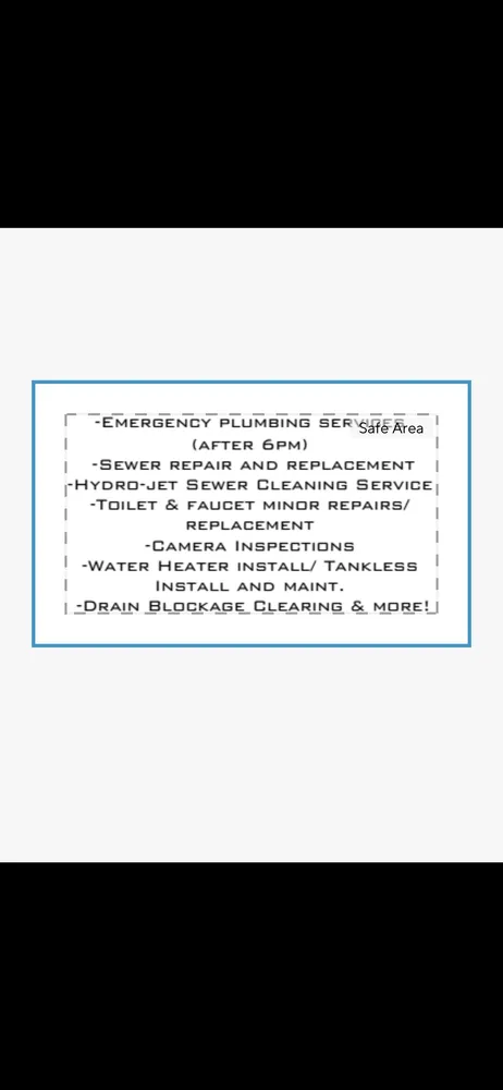 Slide of Dominick’s Drain Solutions