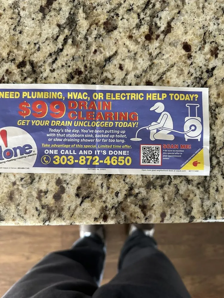 Emergency pipe repair for homes in Aurora, CO by Done Plumbing, Heating, Cooling & Electric