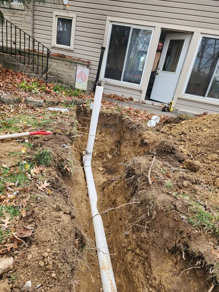 Affordable emergency plumbing for homes in New Lebanon, OH by Done right plumbing and excavation