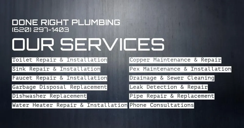 Quality leak detection service in Fort Dodge, KS - Done Right Plumbing