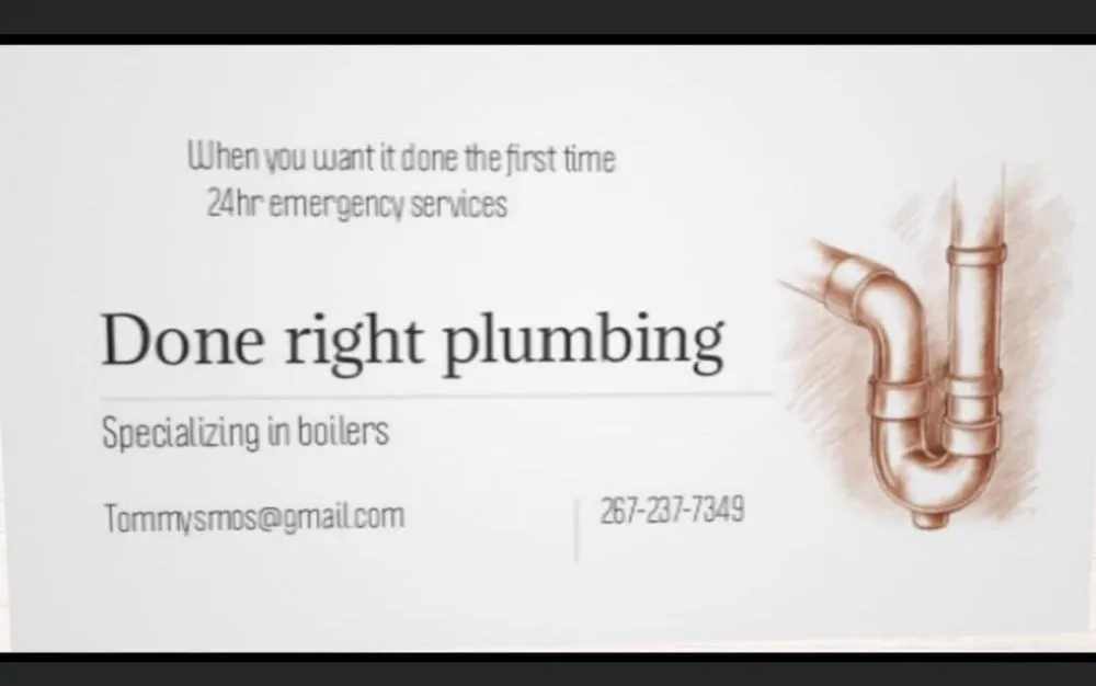 Slide of Done Right Plumbing