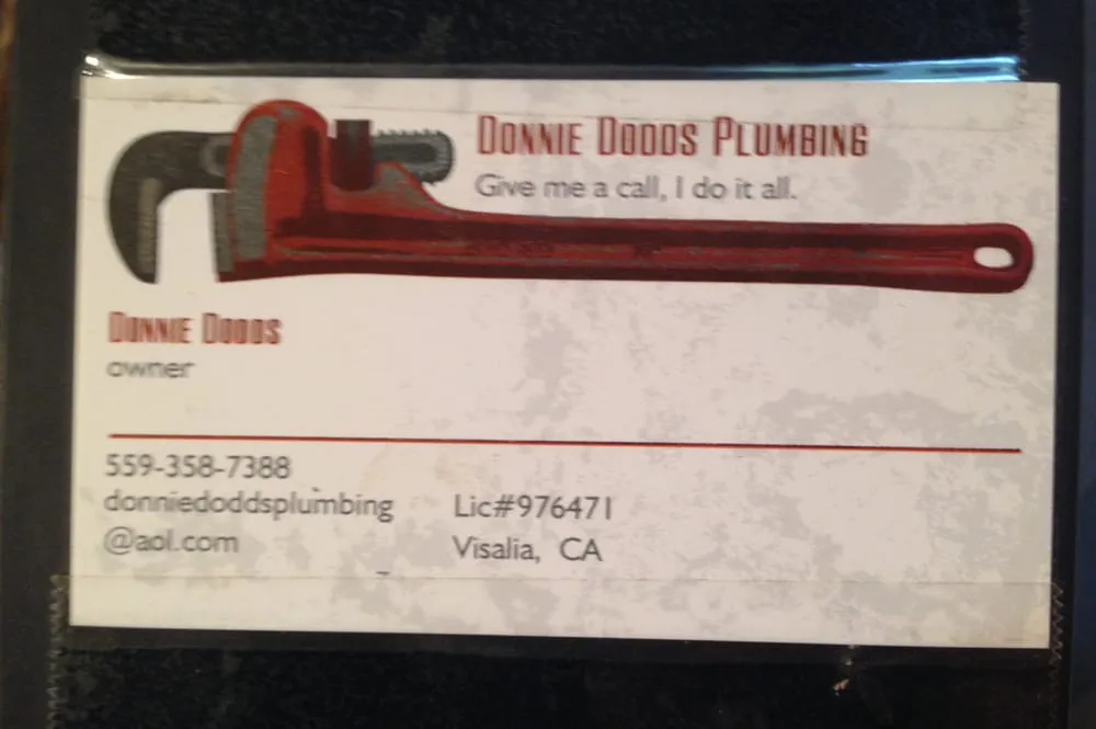 Slide of Donnie Dodds Plumbing