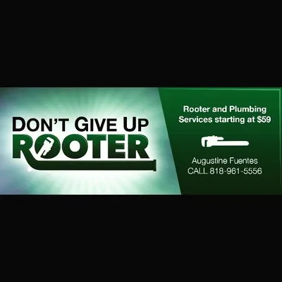 Don't Give Up Rooter Logo
