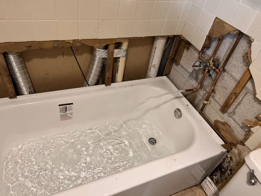 Slide of Dorlus plumbing