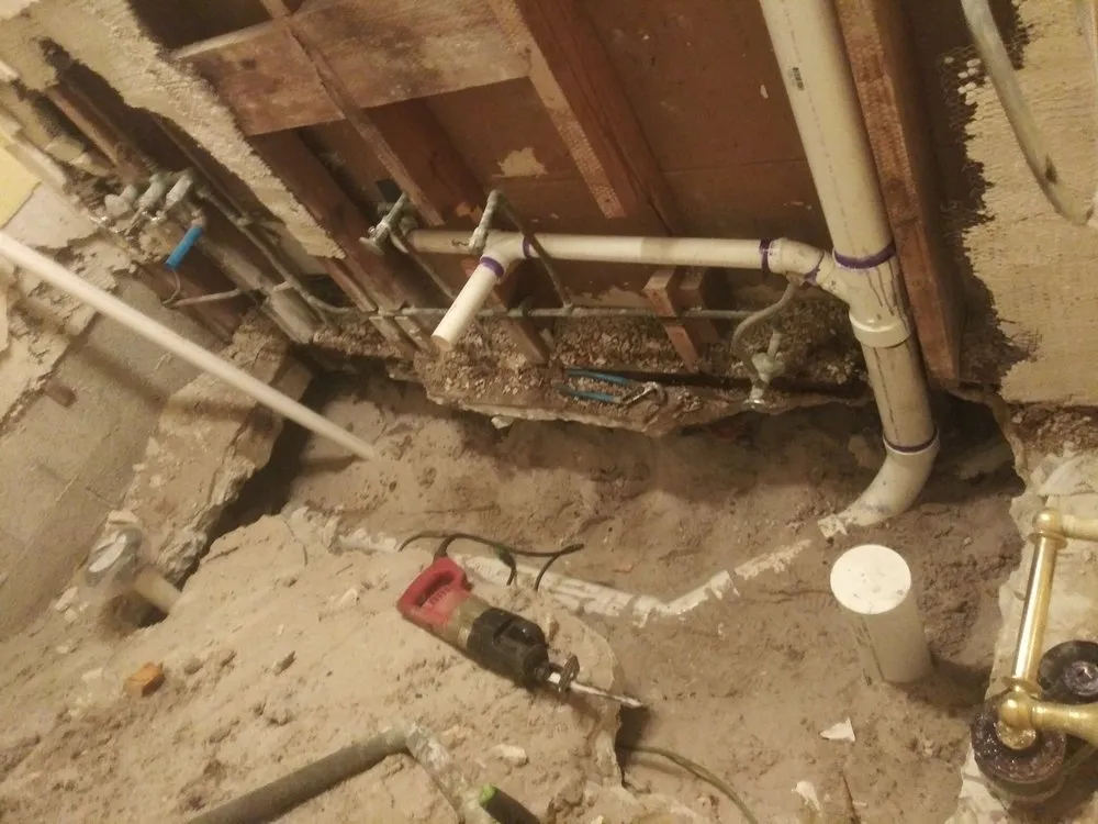 Slide of Dorlus plumbing