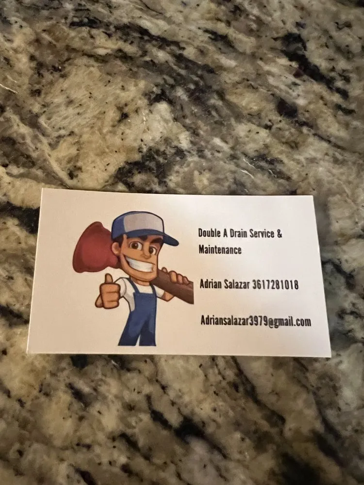 Slide of Double A Drain Service & Maintenance