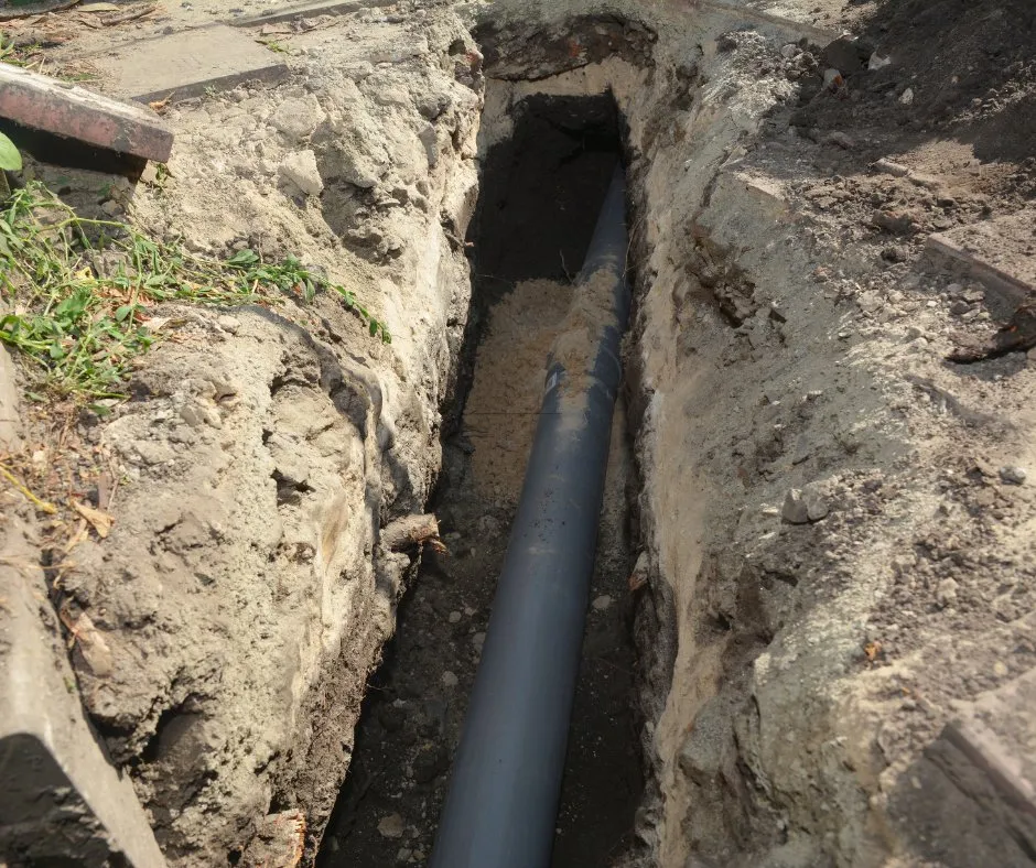 Slide of Douglasville French Drain Installation