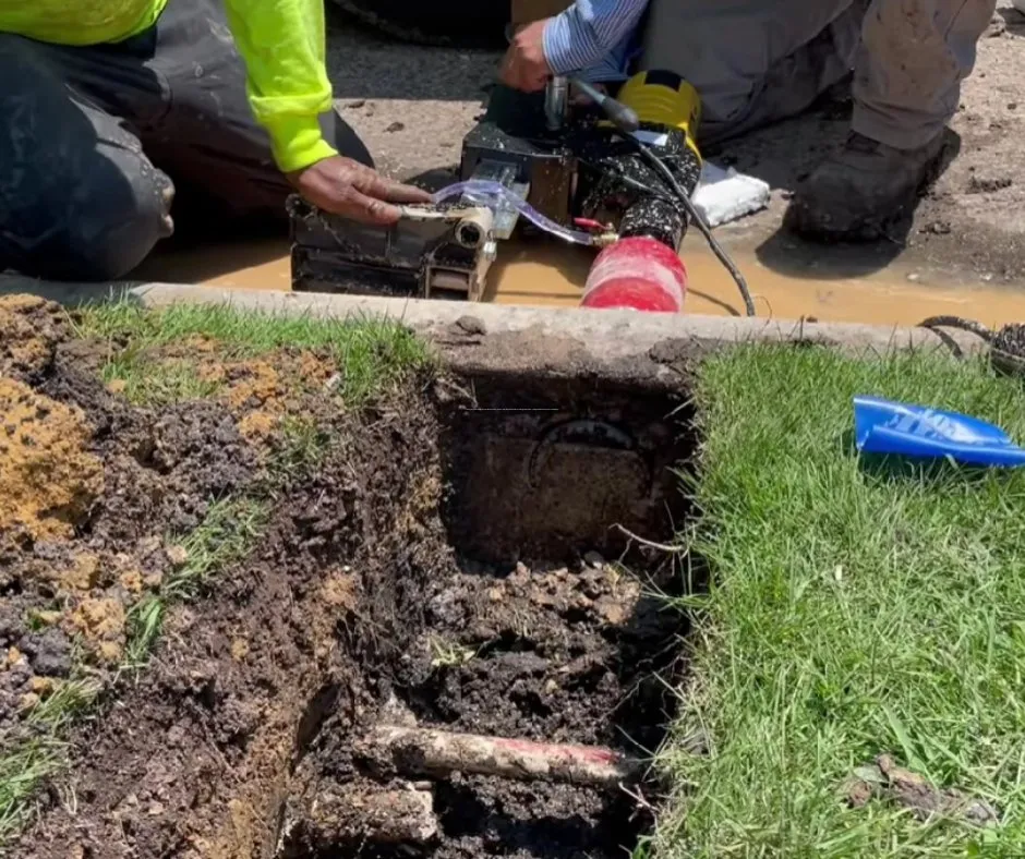 Slide of Douglasville French Drain Installation