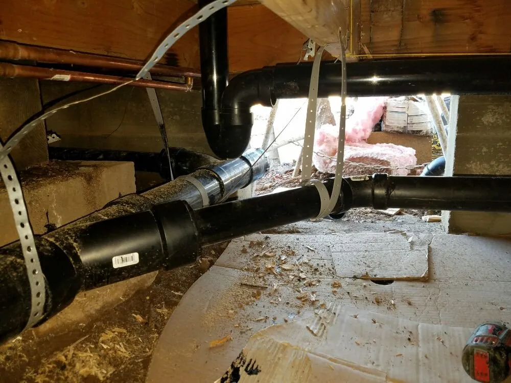 Slide of Down The Drain Plumbing