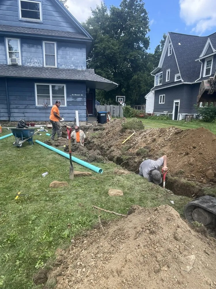 Slide of Down The Drain Plumbing