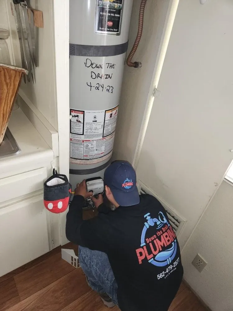 Slide of Down the Drain Plumbing