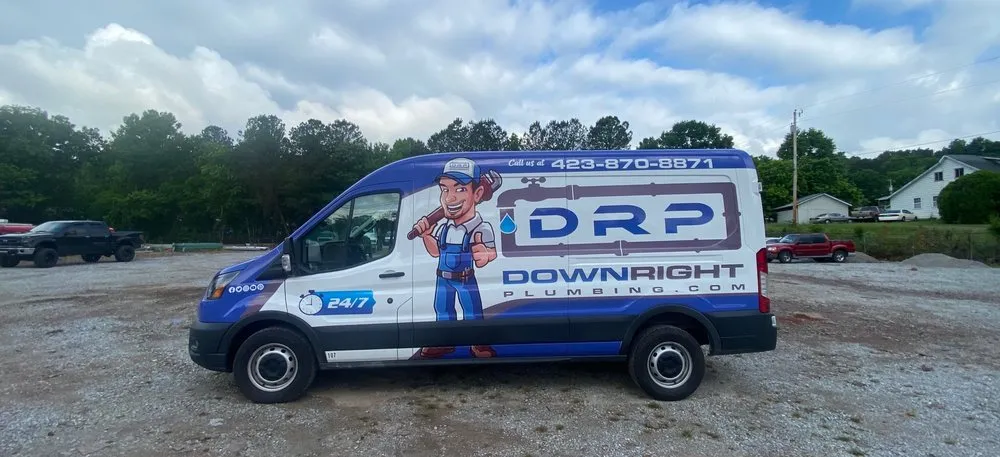 Slide of DownRight Plumbing