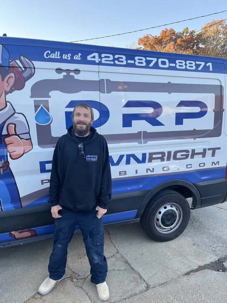 Slide of DownRight Plumbing