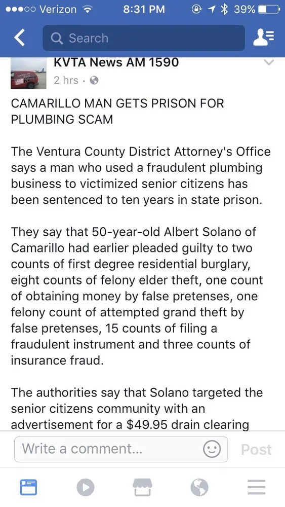 Slide of Dr Drain and Sewer Repair