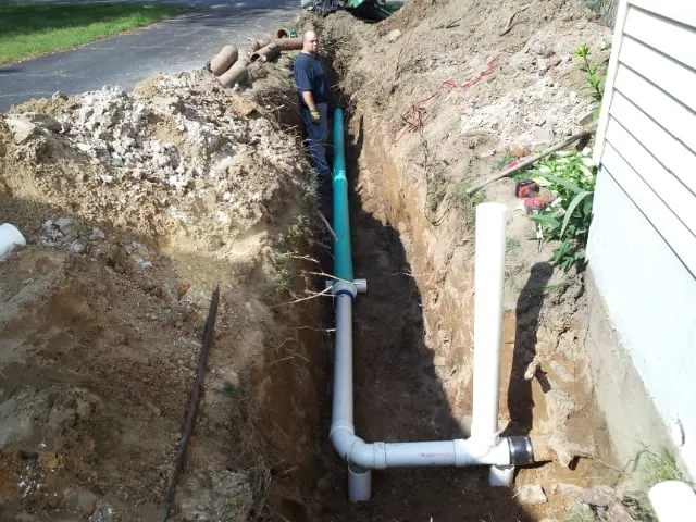 Slide of Drain-Away Sewer & Drain Svc