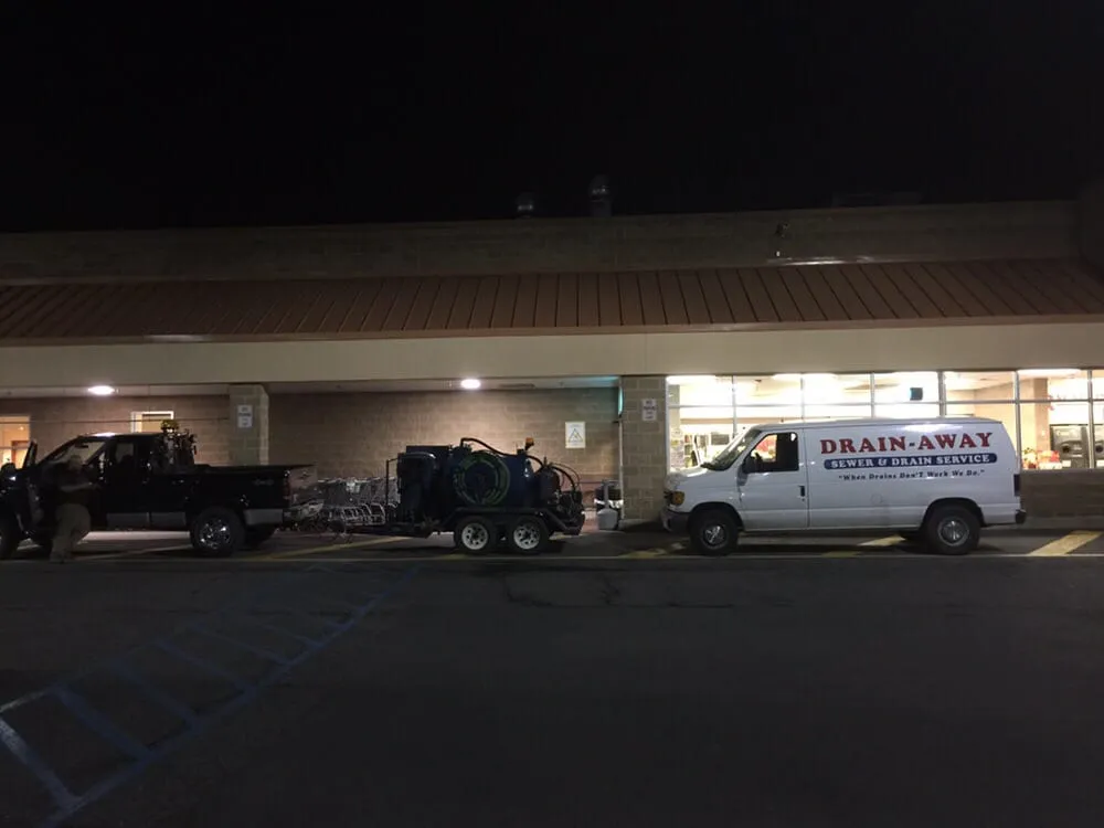 Slide of Drain-Away Sewer & Drain Svc