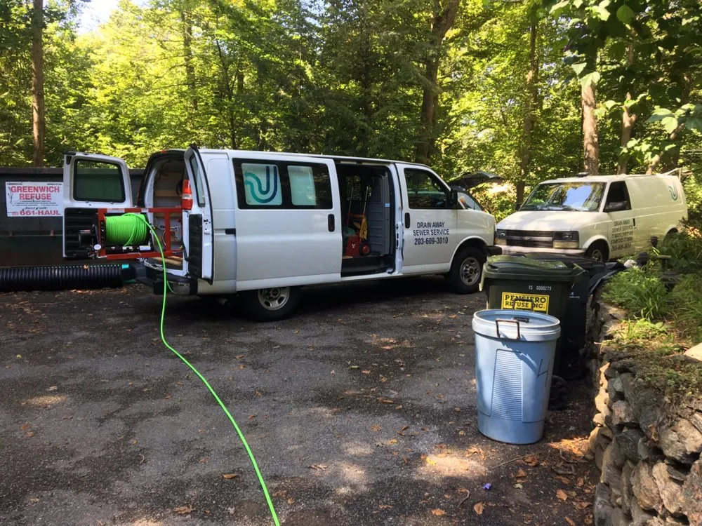 Slide of Drain Away Sewer Service