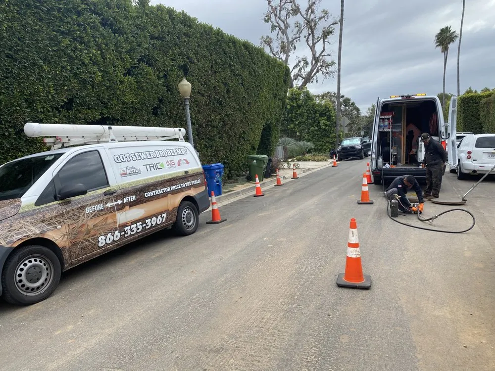 Slide of Drain Buster Rooter and Plumbing