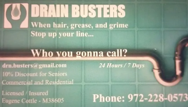 Drain Busters Logo