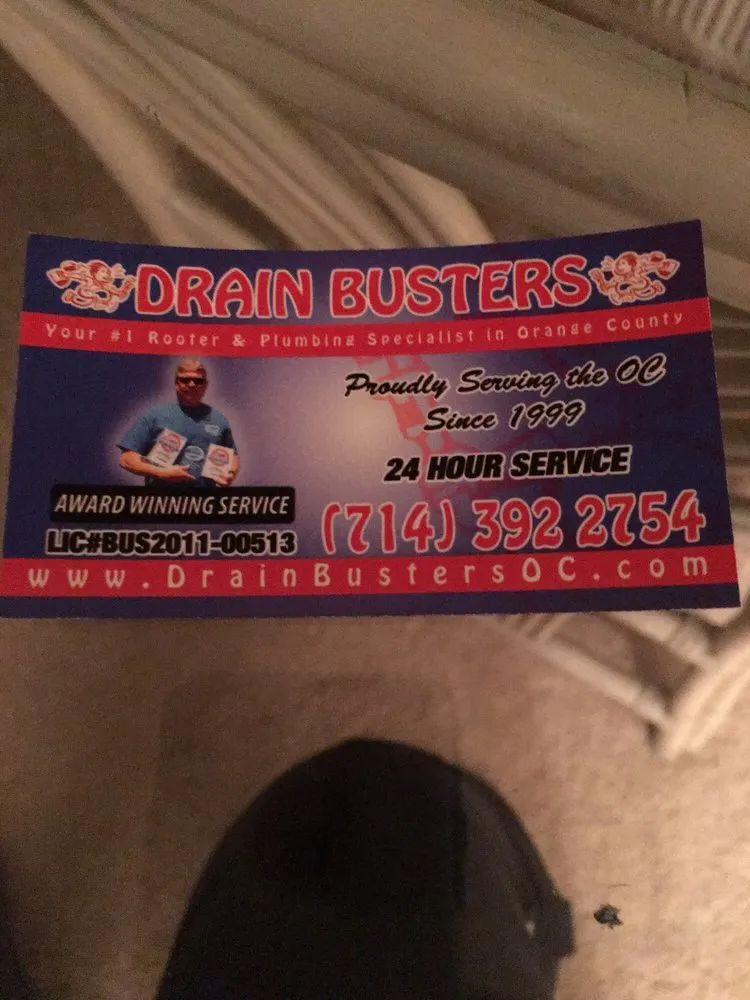 Slide of Drain Busters Rooter & Plumbing Service